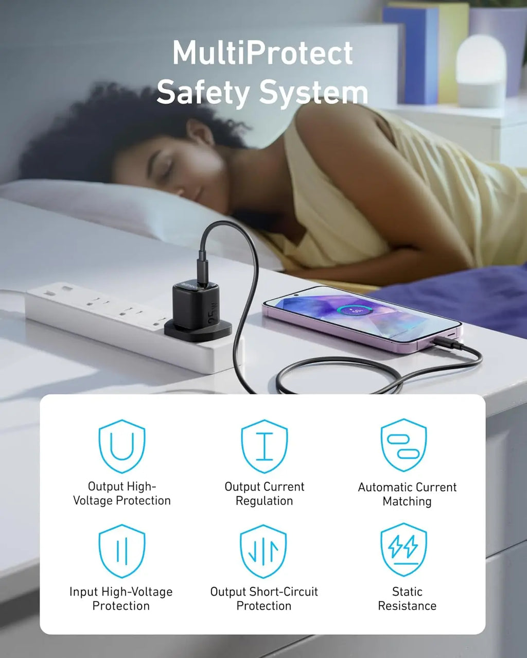 Anker Charger (25w, Compact) Black A2656L11