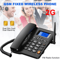 Dual SIM GSM FWP Fixed Wireless Phone Wireless Desktop Landline Phone Telephone Phone Set