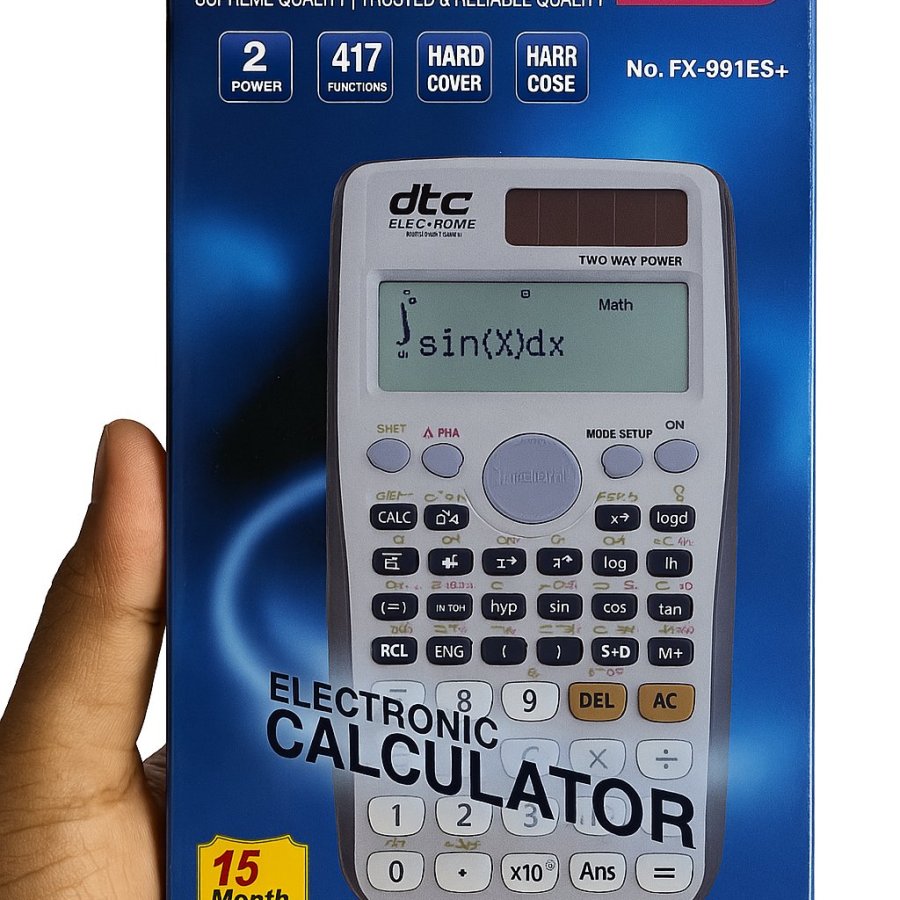 DTC FX-991ES+ Scientific Calculator – Feature-Packed & Reliable