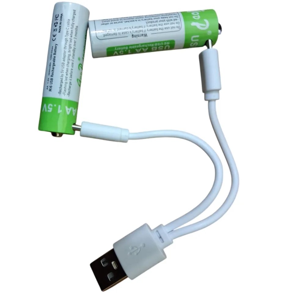 Goop Rechargeable Battery (Usb Type C Port) AA / AAA / 9V