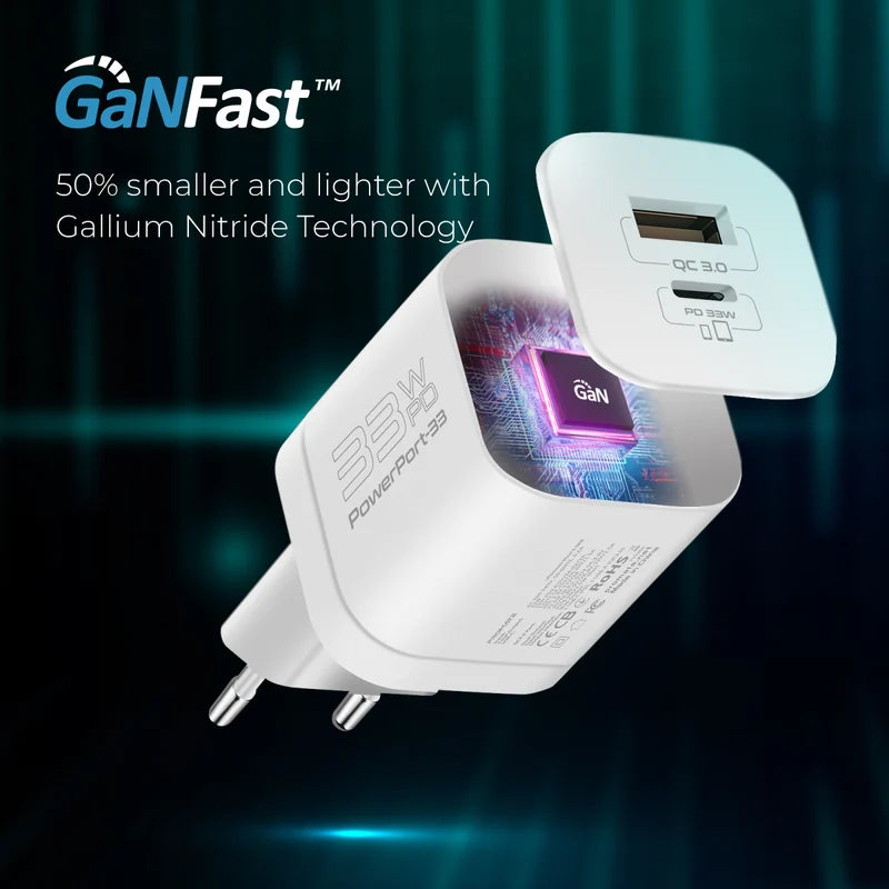 33W Power Delivery GaNFast™ Charging Adapter in Nepal