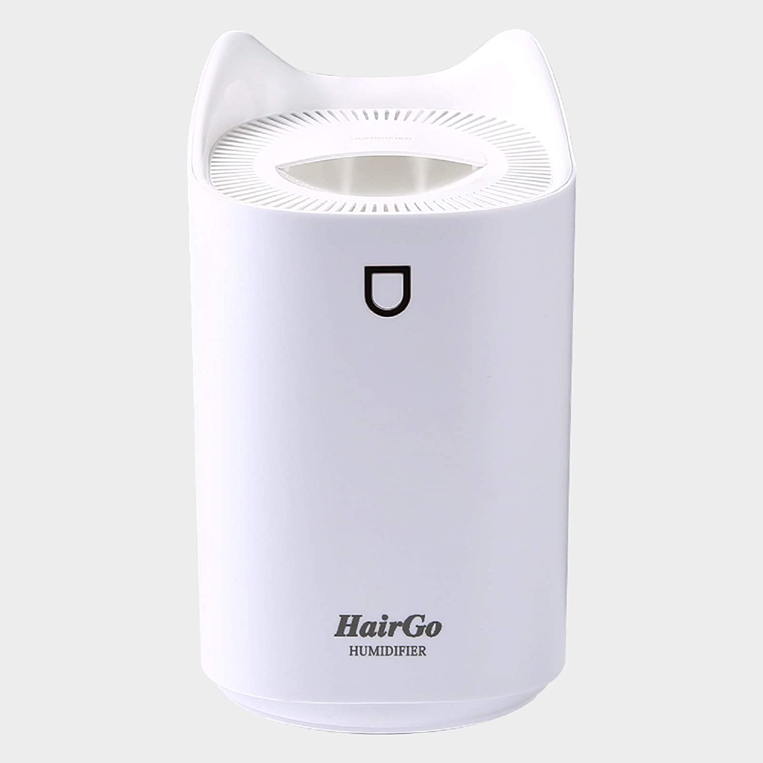 HairGo Cool Mist Humidifiers, Top Filling 3.3L Quiet Ultrasonic Humidifier for Bedroom/Living Room/Office, Auto Colorful Atmosphere Light, 3 Spray Mode, USB One Button Control