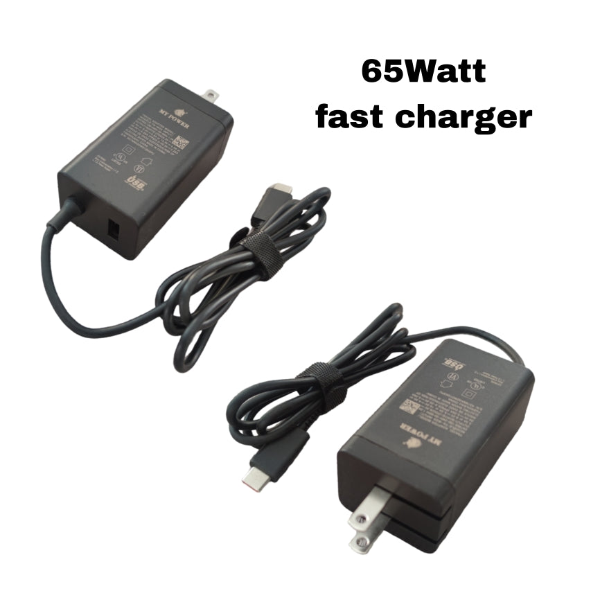 65watt PD Type C charger with extra usb Port