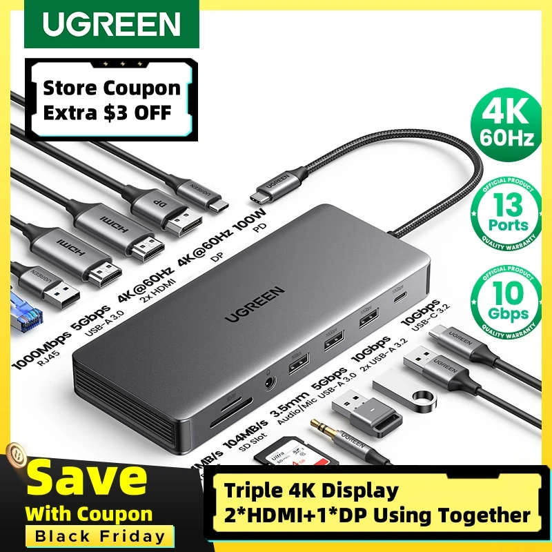 UGREEN Revodok Pro 313 Docking Station | 15978