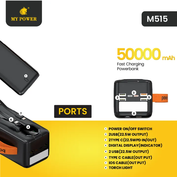 My Power MyPower M515 50000mAh Powerbank