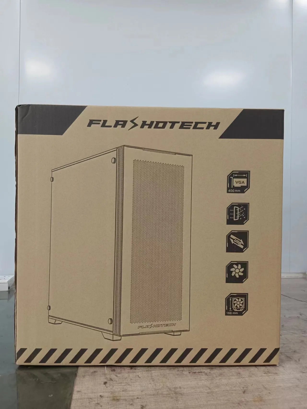 Flashotech GC-01 White Elegant Transparent Casing