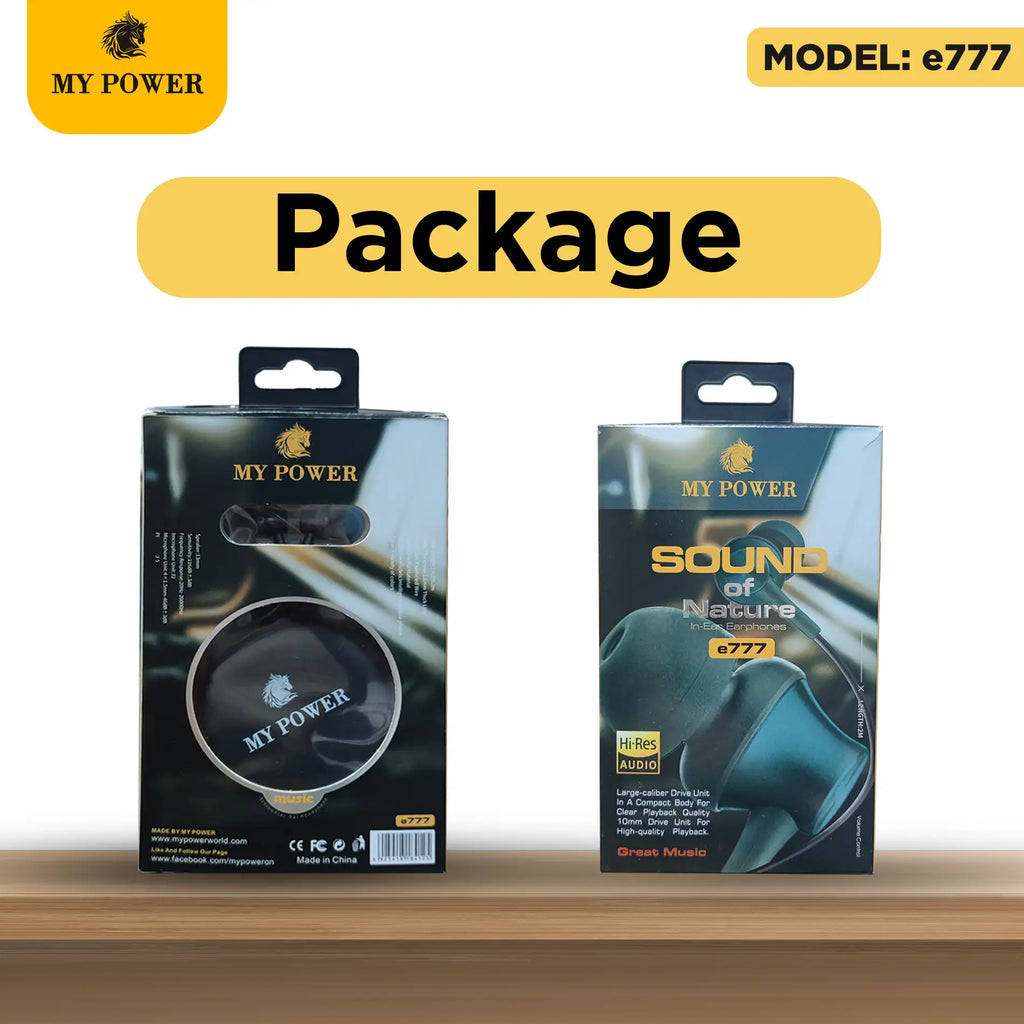 MY POWER E777 Earphones