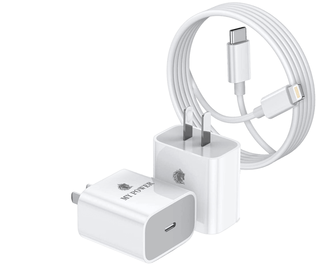 20W PD Adaptor MP98PD- Type C Output Charger, Flat US Pin My Power