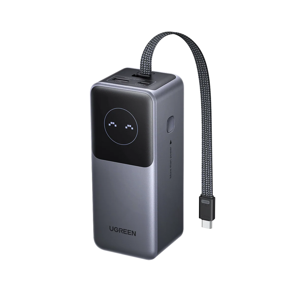 UGREEN Neoxde Pro Power Bank 130W 20000mAh with Built-in USB C Cable | 55364B