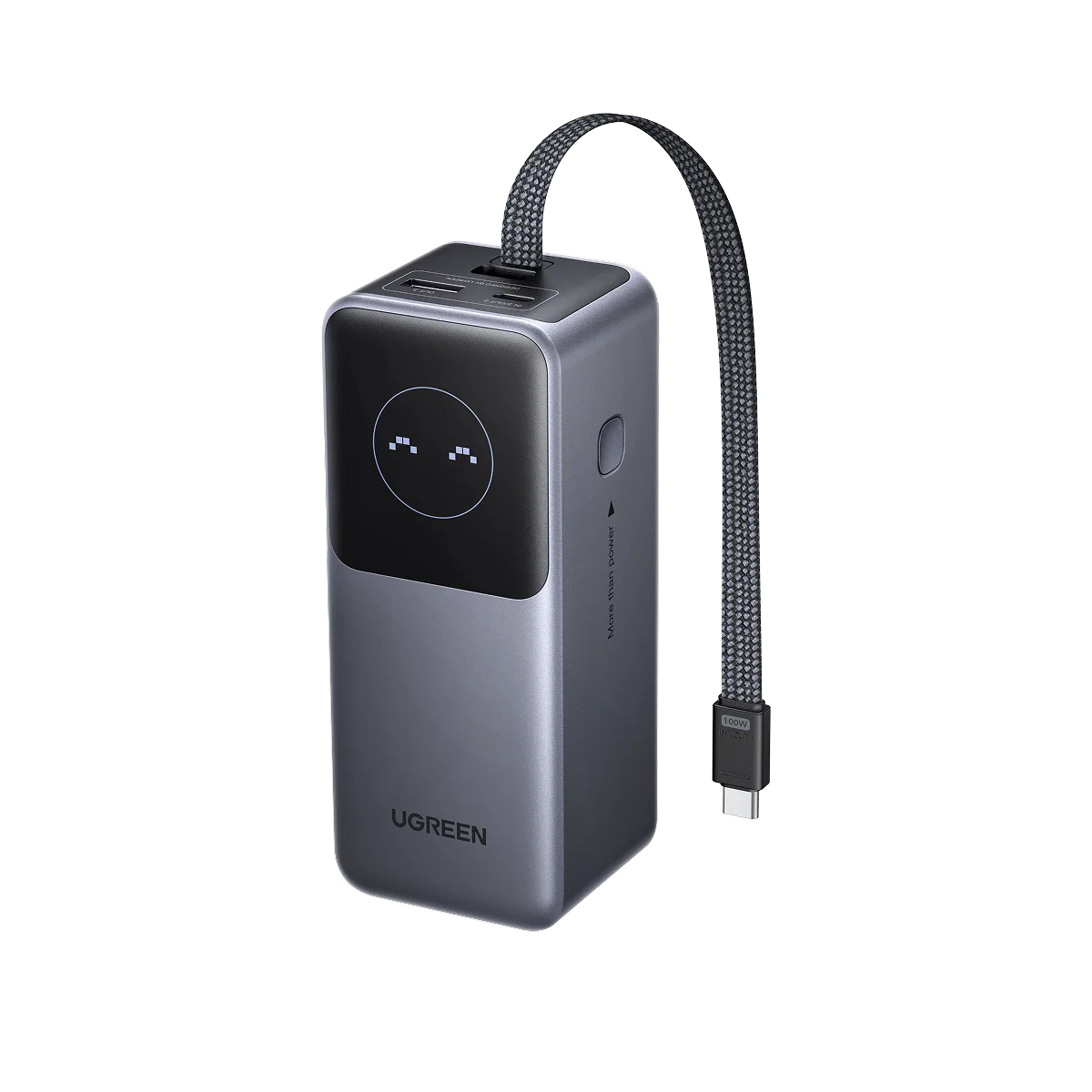 UGREEN Neoxde Pro Power Bank 130W 20000mAh with Built-in USB C Cable | 55364B