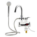 Instant Hot Water Faucet Bathroom And Kitchen Electric Water Heating Tap Temperature Display With Shower