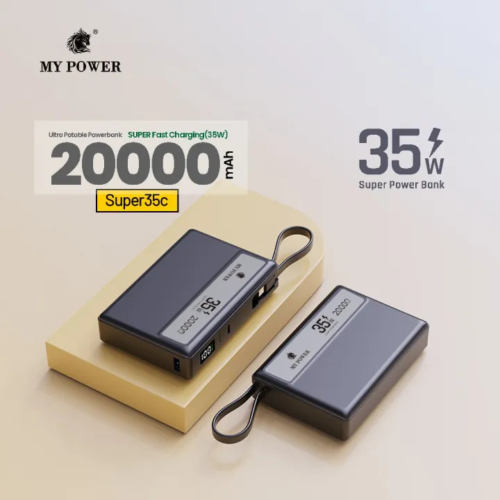My Power 35w 20000mah Power Bank | Portable Powerbank