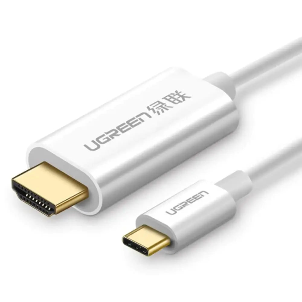 UGREEN 1.5M USB Type C to HDMI Cable 4K 30Hz USB-C Male HDMI Male Adapter ABS Case MacBook iPad Samsung Dell XPS (30841)
