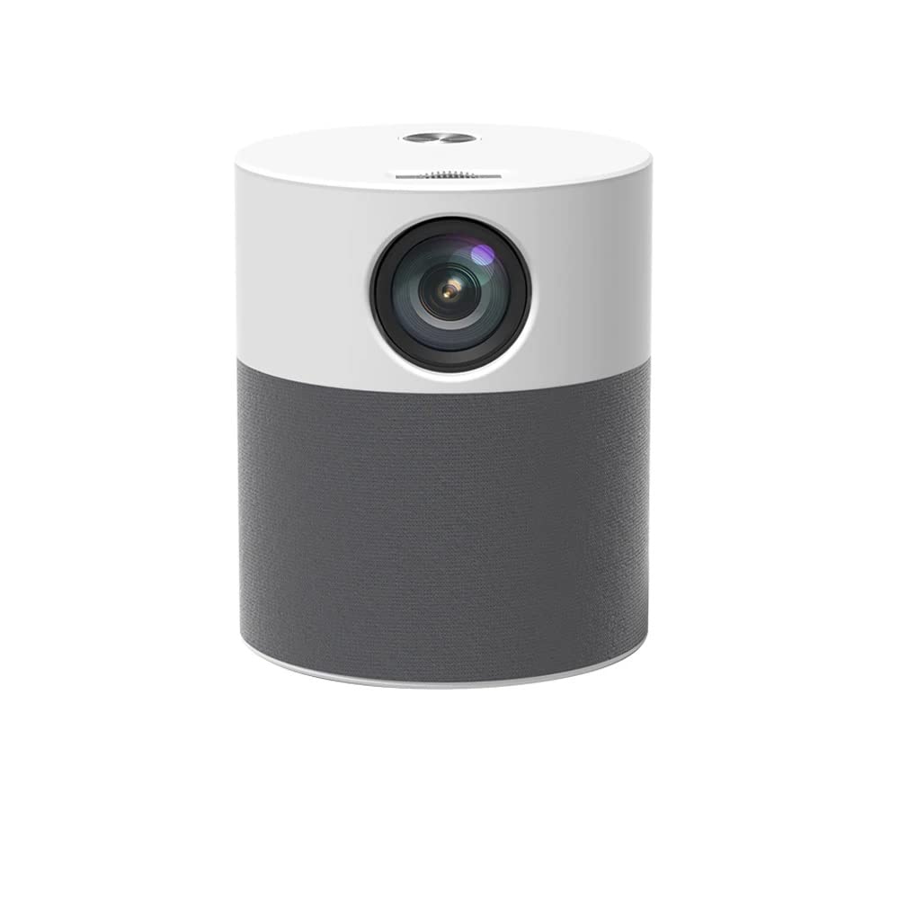 AUN PROJECTOR ET40S Full HD Projector 4000 Lumens wifi bluetooth android HomeTheater Projector (4000 lm / 1 Speaker / Wireless / Remote Controller) Portable Projector (White)