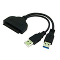 Usb 3.0 to Sata 22P 2.5″ Hard Disk Driver Adapter with Usb Cable