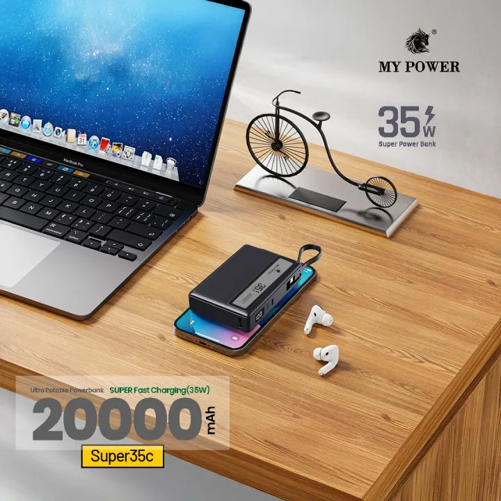 My Power 35w 20000mah Power Bank | Portable Powerbank
