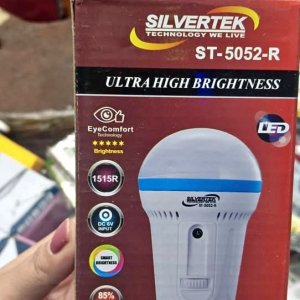 ST-5052 R Silvertek AC/DC Emergency Bulb, LED Bulb ,High Brightness with Remote