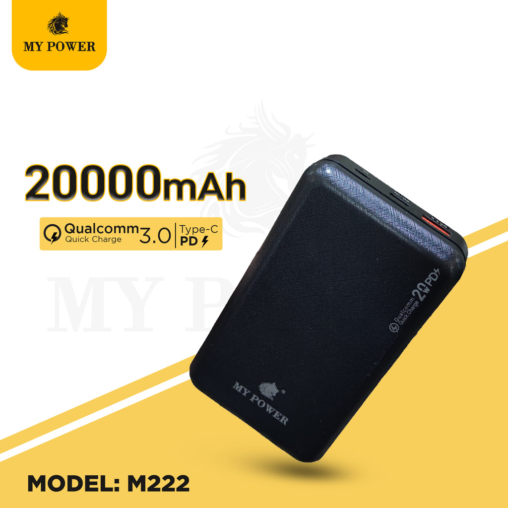 MY POWER M222 20000mAh PD Powerbank