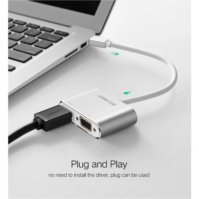 UGREEN Mini Display Port to HDMI & VGA Converter