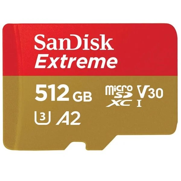 SanDisk 512GB Extreme UHS-I microSDXC Memory Card