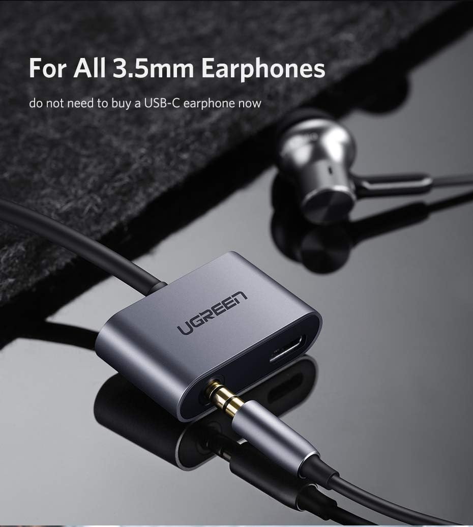 UGREEN Type-C to 3.5mm Audio + Type-C Adapter | 50596