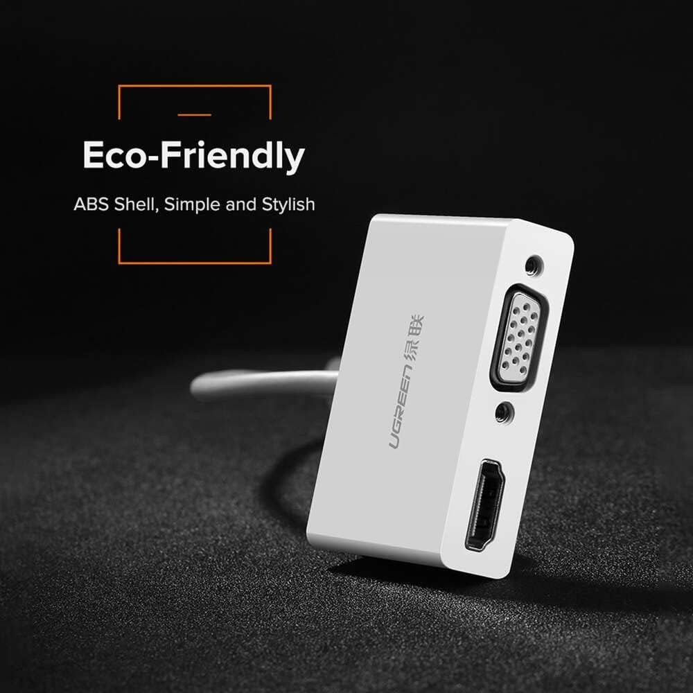 UGREEN Type C to HDMI+VGA Converter | 30843
