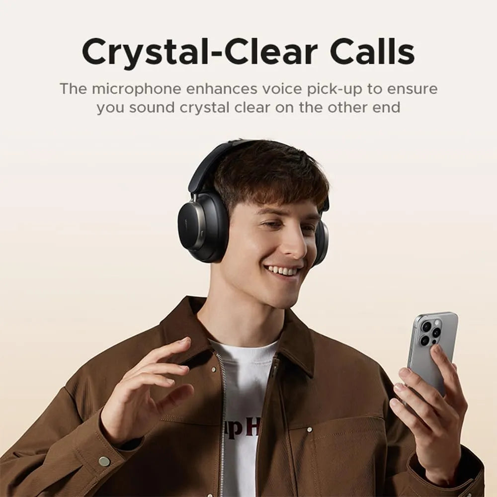 UGREEN Studio Pro Headphones Wireless, 120H, ANC, Hi-Res Sound, BT 6.0, Custom EQ & Multiple Connection via App