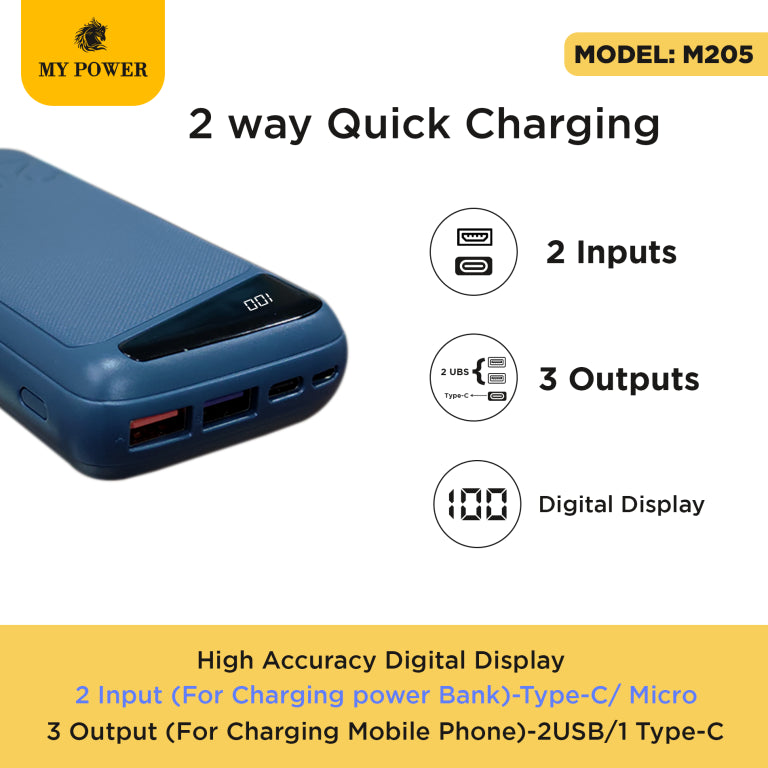 My Power M205 20000mAh Powerbank