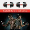 Adjustable Dumbbell Barbell Weight Lifting Set Pair Home Gym Dumbell