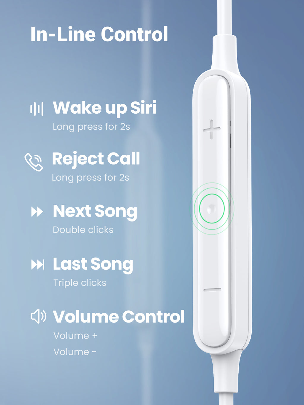 UGREEN 3.5mm Earphones |60692