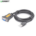 UGREEN-USB 2.0 A To DB9 RS-232 Female Adapter Cable 1.5 Mtr