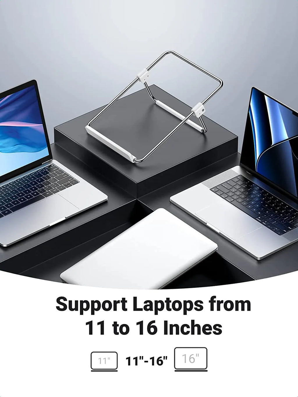 UGREEN Laptop Stand for Desk Adjustable Portable Laptop Riser Holder Notebook Macbook Computer Stand