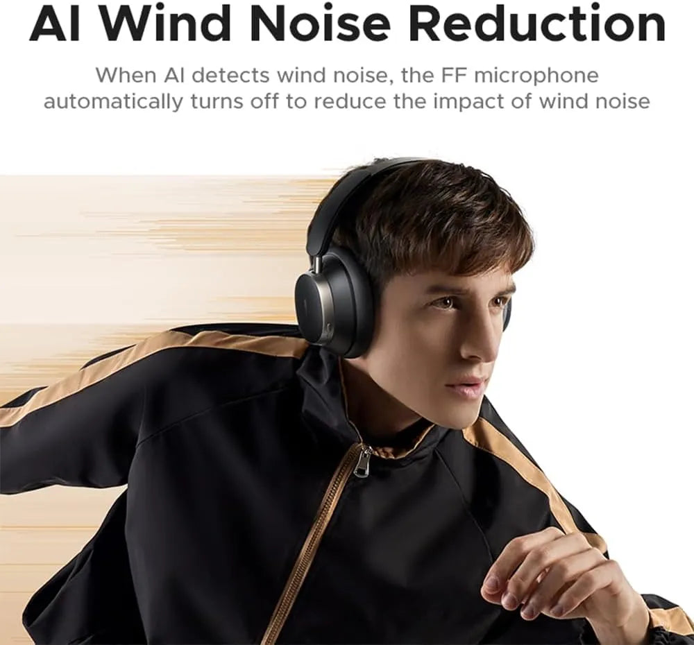 UGREEN Studio Pro Headphones Wireless, 120H, ANC, Hi-Res Sound, BT 6.0, Custom EQ & Multiple Connection via App