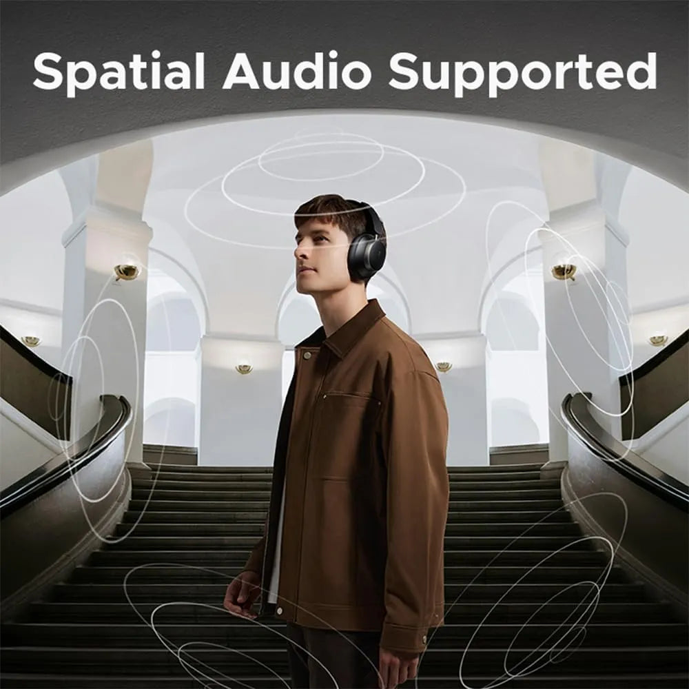 UGREEN Studio Pro Headphones Wireless, 120H, ANC, Hi-Res Sound, BT 6.0, Custom EQ & Multiple Connection via App