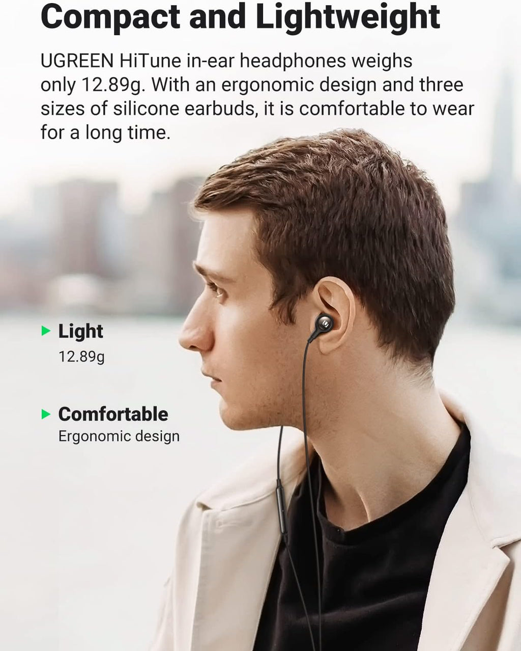 UGREEN 3.5mm Earphones |30637