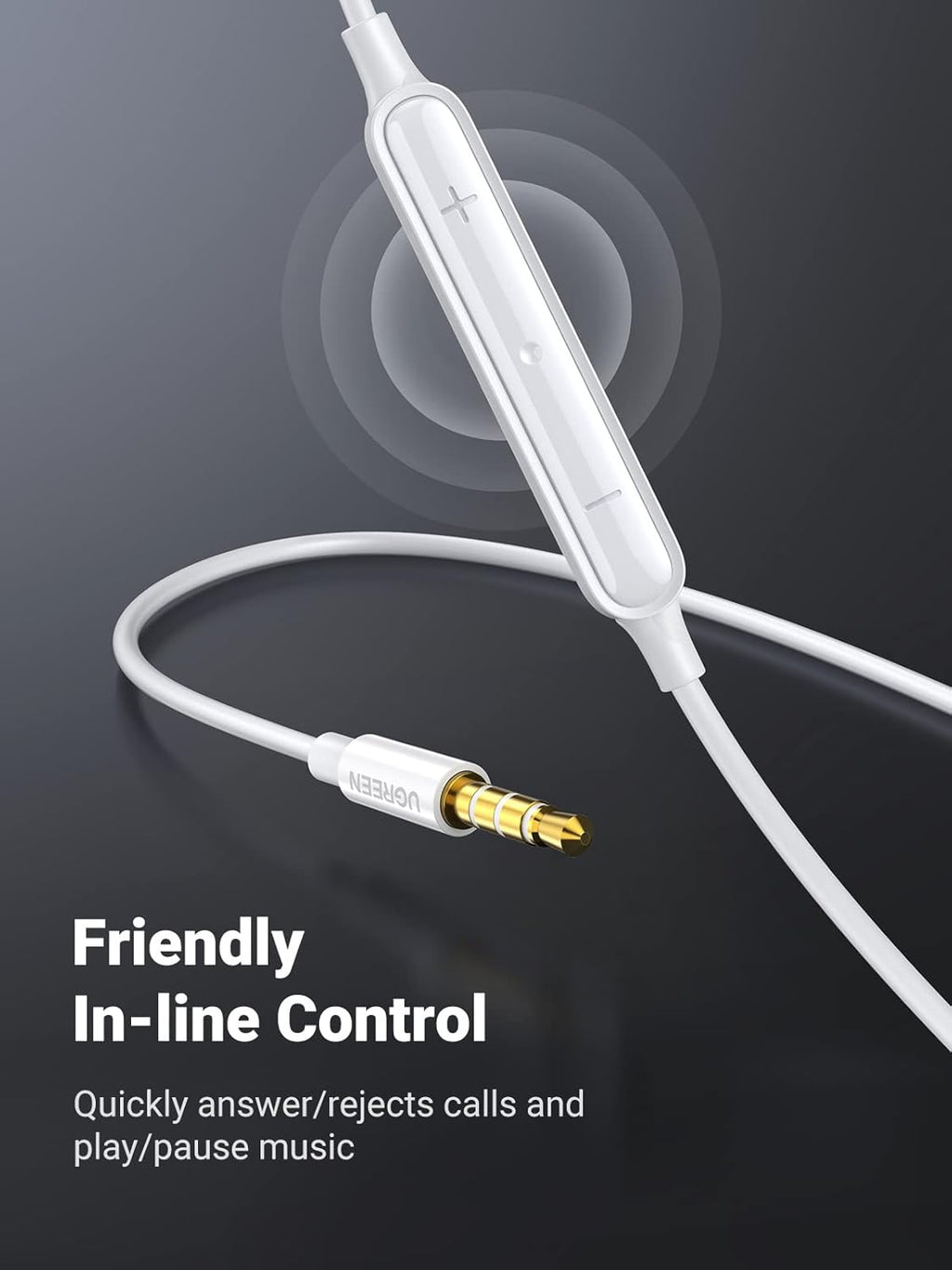 UGREEN 3.5mm Earphones |60692
