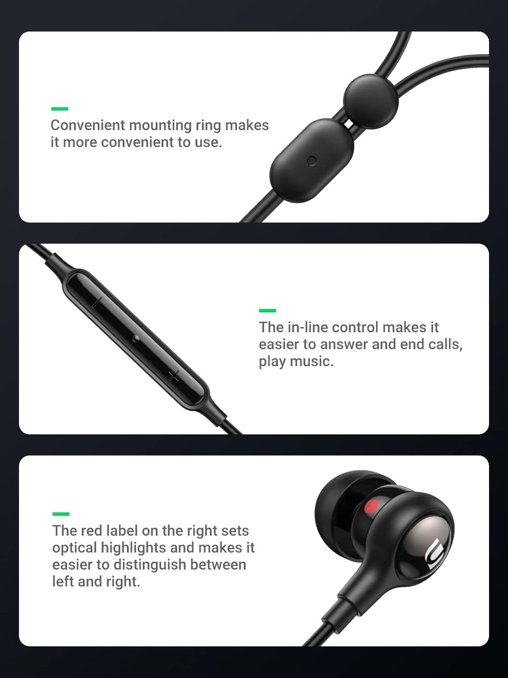 UGREEN 3.5mm Earphones |30637