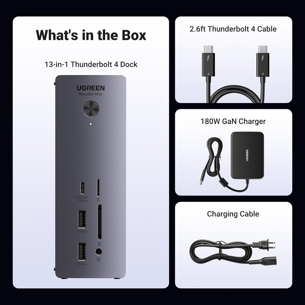 UGREEN Revodok Max 213 USB-C 13-in-1 Docking Station | 25054EU