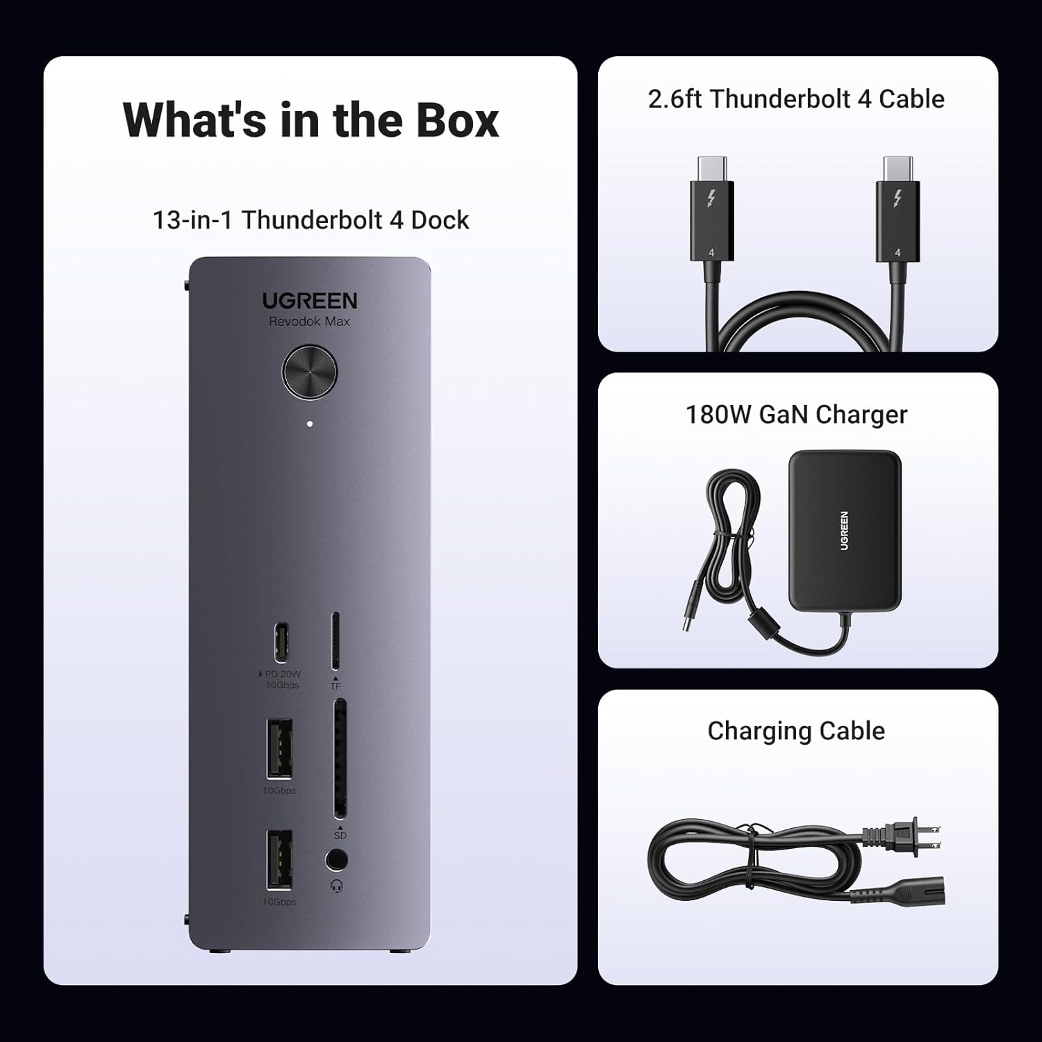 UGREEN Revodok Max 213 USB-C 13-in-1 Docking Station | 25054EU