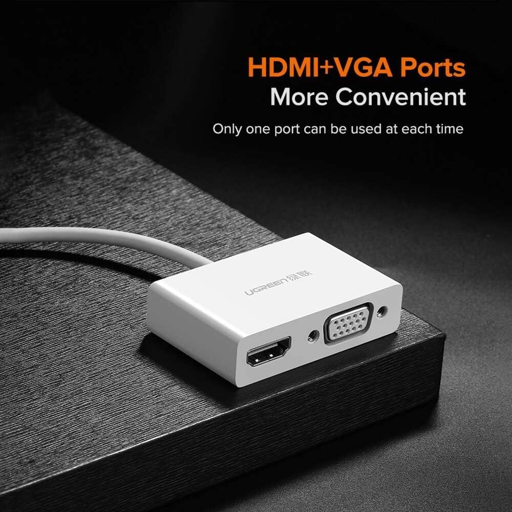 UGREEN Type C to HDMI+VGA Converter | 30843