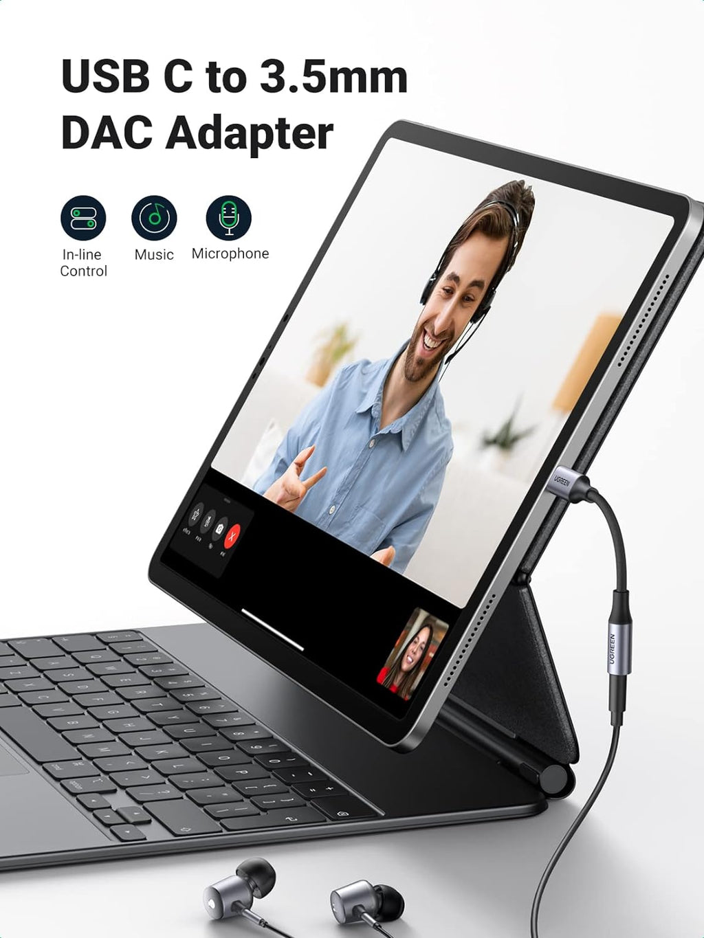UGREEN USB-C to 3.5mm Dongle| 80154
