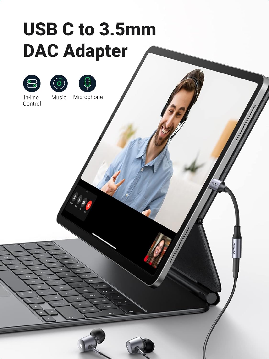 UGREEN USB-C to 3.5mm Dongle| 80154