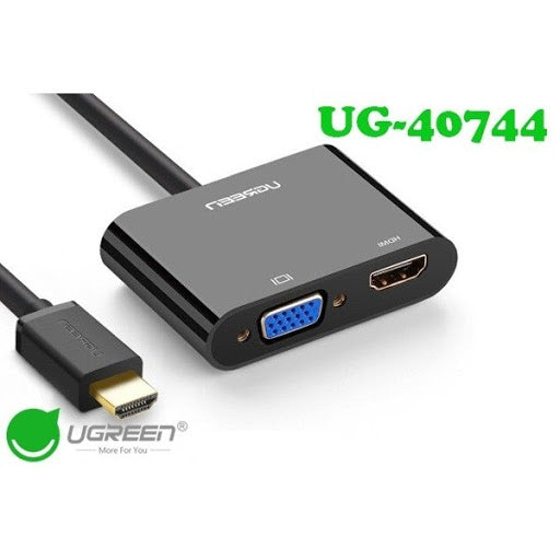 UGREEN HDMI to VGA+HDMI converter