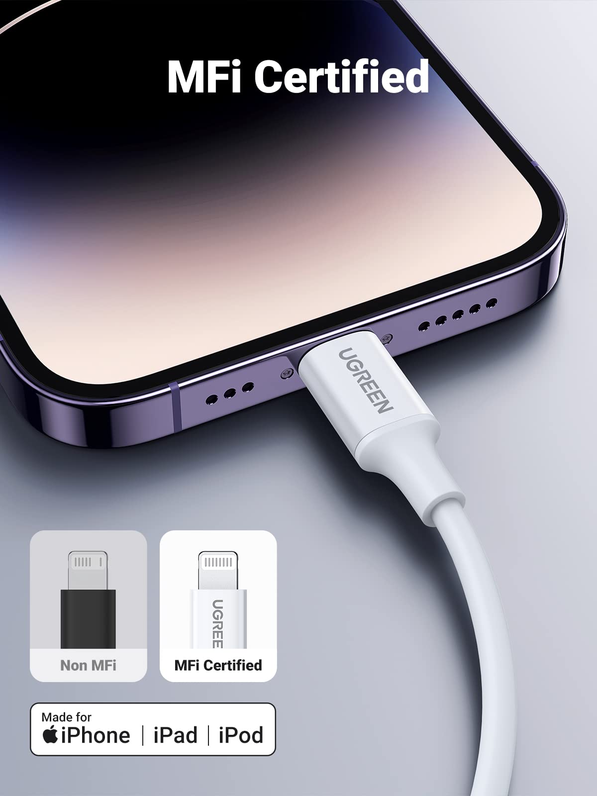 UGREEN USB-C to Lightning Cable | 10493