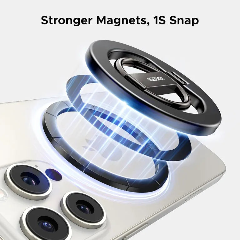 UGREEN Magnetic Phone Grip for MagSafe Phone Holder, Universal Strong Magnetic Ring Phone Stand