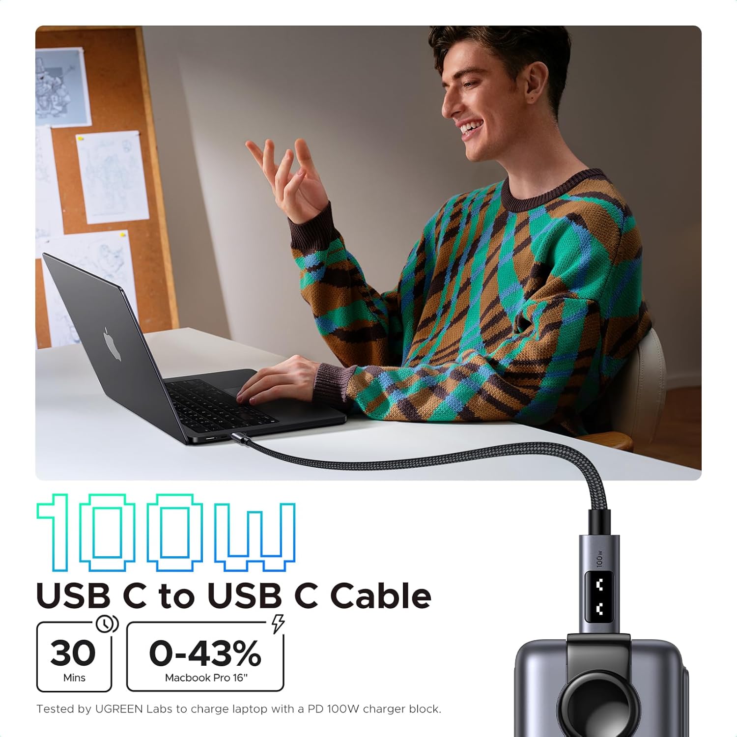 UGREEN UNO USB-C to USB-C Cable | 35501