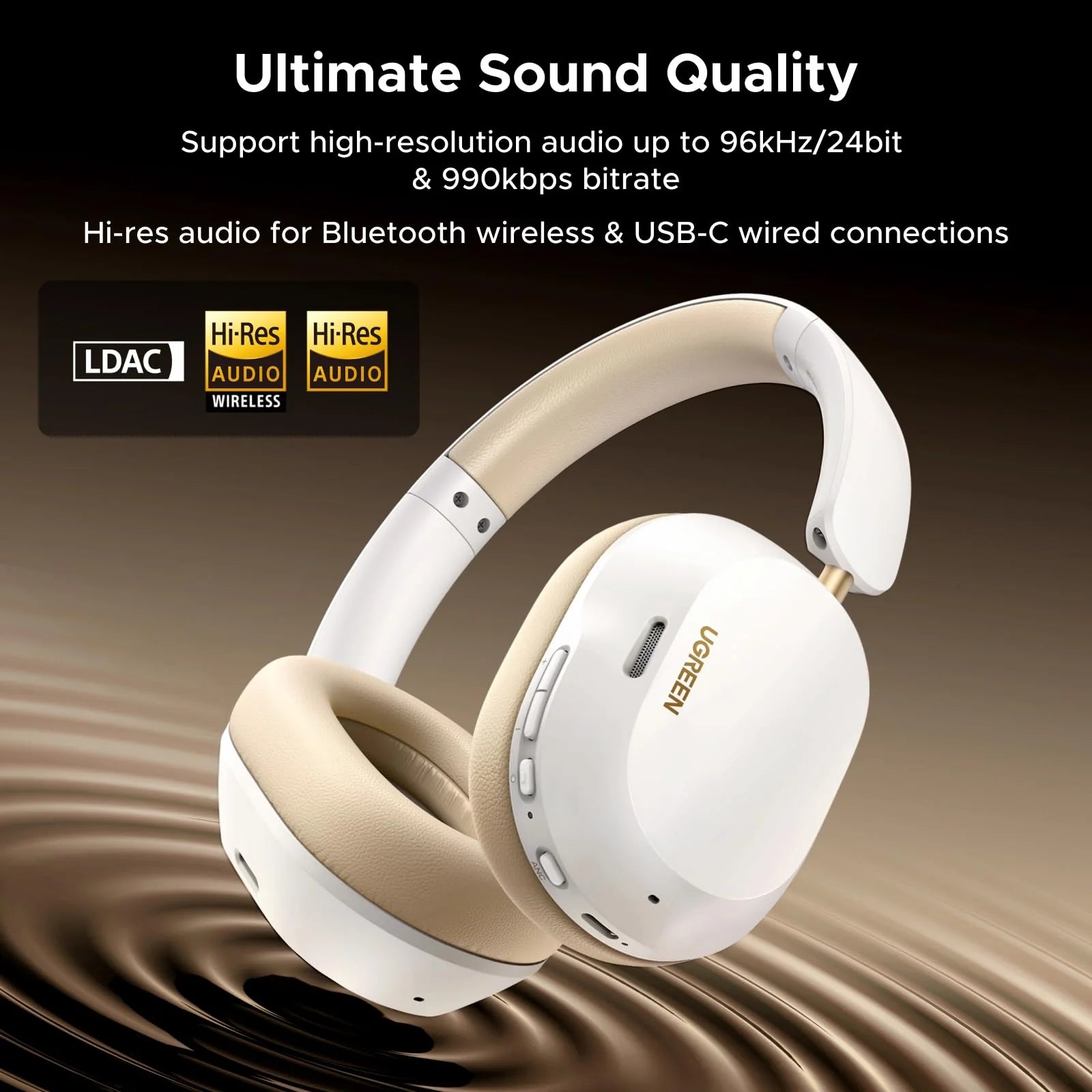 UGREEN HP203 HiTune Max5c ANC Bluetooth Headphone