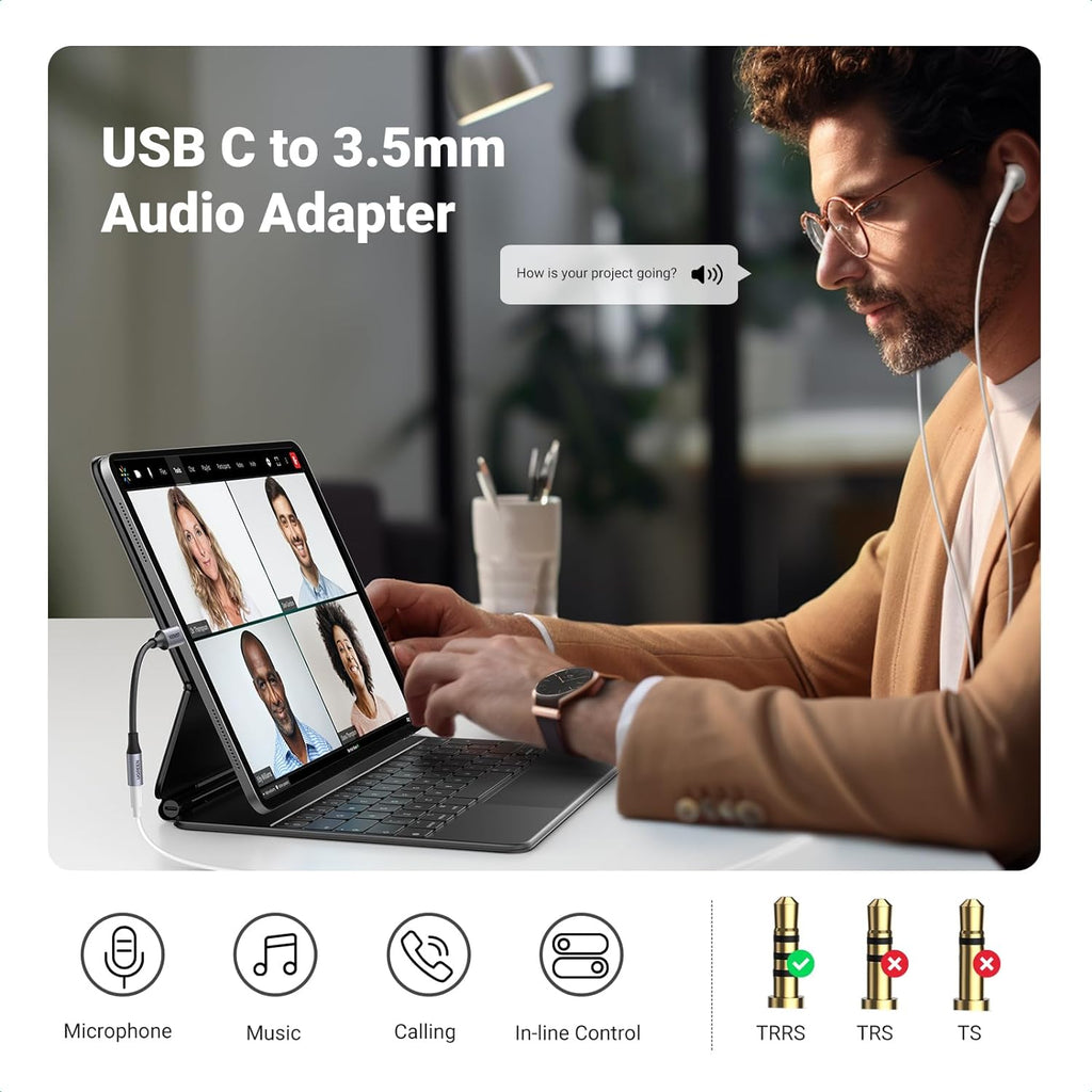 UGREEN USB-C to 3.5mm Dongle| 80154