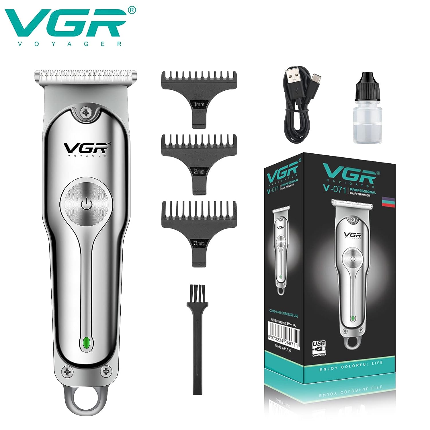 VGR V-071 Cordless Professional Hair Clipper
