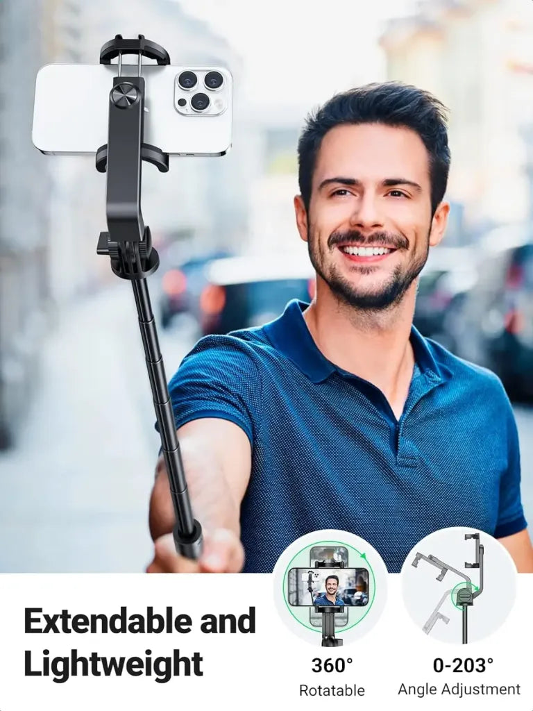 Ugreen Selfie Stick Tripod with Bluetooth Remote (15062)
